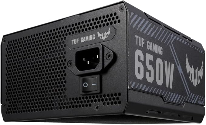 ASUS TUF Gaming 650W ATX12V 80 Plus Bronze Power Supply, TUF-GAMING-650B - Black (6 Years Warranty)